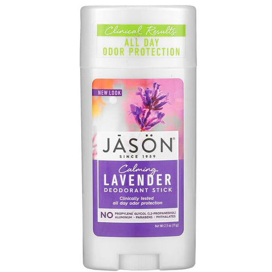 Jason Natural, Deodorant Stick, Calming Lavender - 2.5 oz