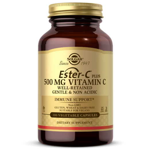 Ester-C Plus 500 mg Vitamin C (ester-c ascorbate complex) -  100 veg capsules