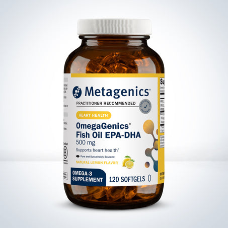 OmegaGenics® Fish Oil EPA-DHA 500 mg 120 Softgels