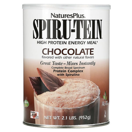 NaturesPlus, Spiru-Tein, High Protein Energy Meal, Chocolate, 2.1 lbs.