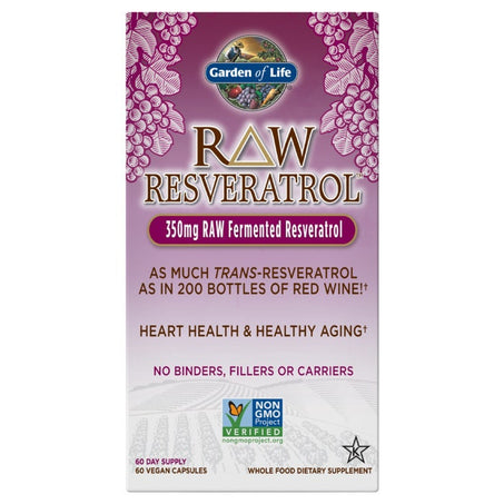 Raw Resveratrol 60 Capsules