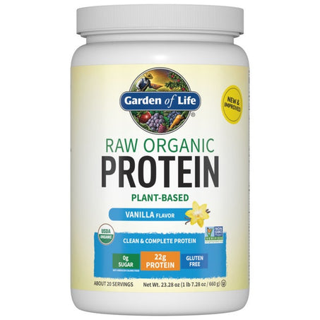 Raw Organic Protein Powder - Vanilla