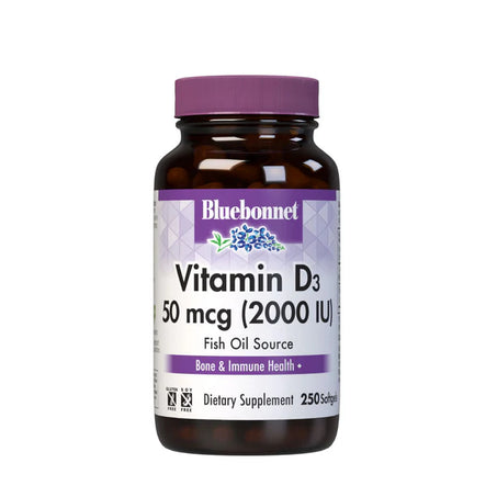 VITAMIN D3 50 mcg (2000 IU) 250 Softgels