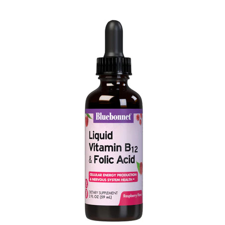 LIQUID VITAMIN B12 & FOLIC ACID 2 Fluid Ounces