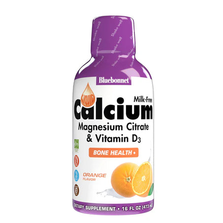 LIQUID CALCIUM MAGNESIUM CITRATE & VITAMIN D3 ORANGE 16 Fluid Ounces