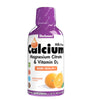 LIQUID CALCIUM MAGNESIUM CITRATE & VITAMIN D3 ORANGE 16 Fluid Ounces