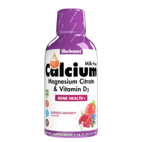 LIQUID CALCIUM MAGNESIUM CITRATE & VITAMIN D3 MIXED BERRY 16 Fluid Ounces