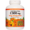 Natural Factors Vitamin C 500 mg Chewable Wafer, Tangy Orange, 90 Chewable Wafers