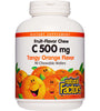 Natural Factors Vitamin C 500 mg Chewable Wafer, Tangy Orange, 90 Chewable Wafers