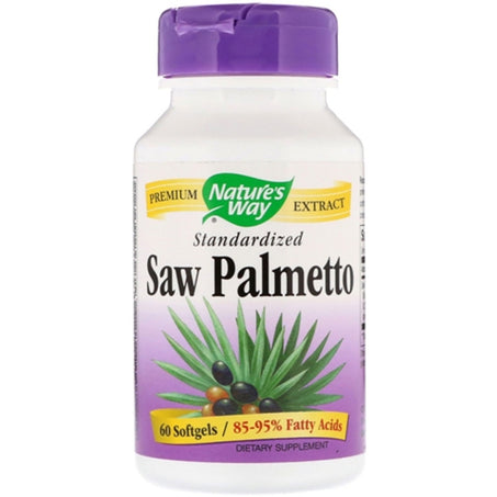 Nature's Way Saw Palmetto Standardized 60 Softgels