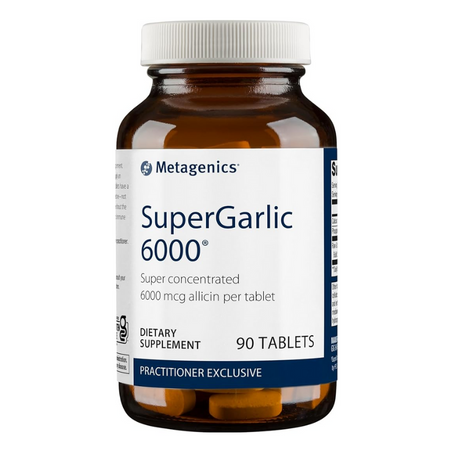 Metagenics SuperGarlic 6000 Non-GMO & Vegetarian - 90 Tablets