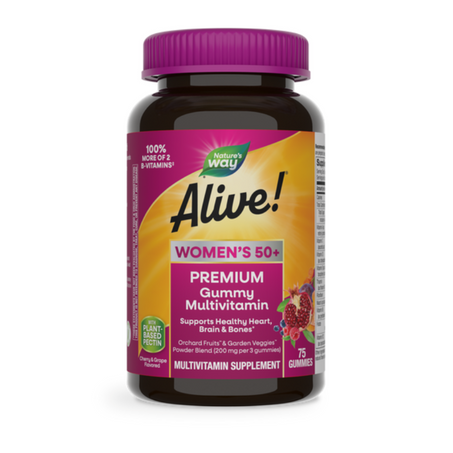 Alive!® Premium Women’s 50+ Gummy Multivitamin