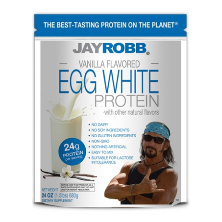 Jay Robb Egg White Protein Vanilla  24 oz