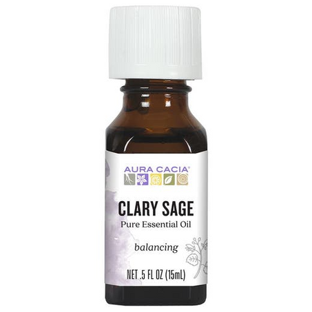 Aura Cacia Clary Sage Essential Oil 0.5 fl. oz.