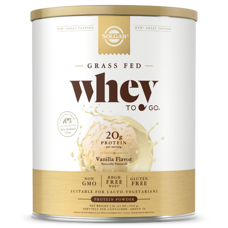 Grass Fed Whey To Go®, Vanilla