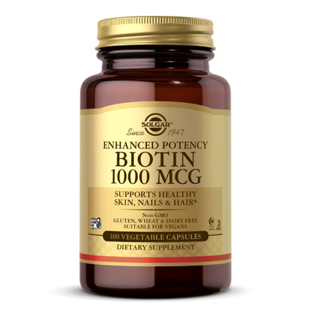 Biotin 1000 mcg Vegetable Capsules