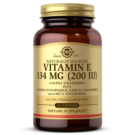 E 200IU Mix Sol100sVitamin E 134 MG (200 IU) Mixed Softgels (d-Alpha Tocopherol & Mixed Tocopherols)