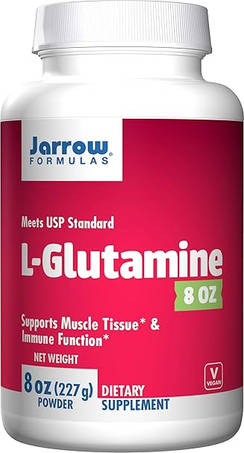 Jarrow Formulas L-Glutamine Powder, Supports Muscle Tissue & Immune Function, 8 Oz