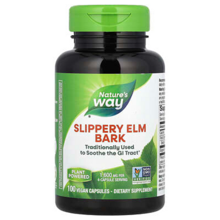 Nature's Way Nature's Way Slippery Elm Bark, 100 Count