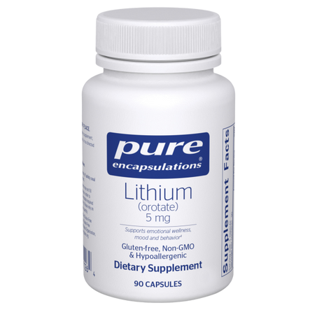 Lithium Orotate 5 mg 90 Capsules