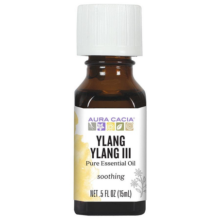Aura Cacia Ylang Ylang III Essential Oil 0.5 fl. oz.