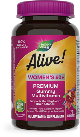 Alive!® Premium Women’s 50+ Gummy Multivitamin