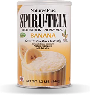 NaturesPlus SPIRU-TEIN Shake – Banana Flavor 544 Grams